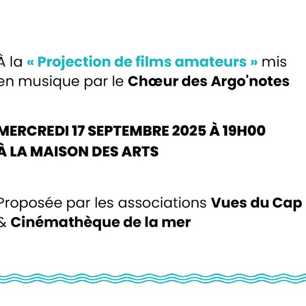 Projection de films amateurs